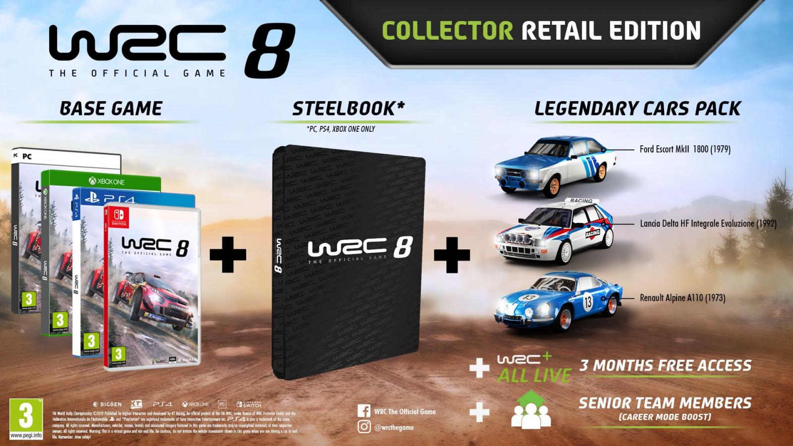 WRC 8 Collector's Edition XONE NEW