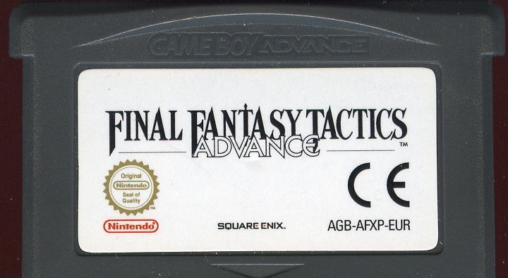Final Fantasy Tactics GameBoy Advance UNBOXED