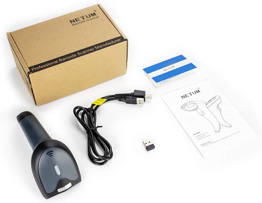 NETUM 3IN1 2D BT/2.4G/WIRED BARCODE SCANNER SUPPORT IOS/ANDROID