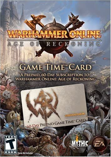 Warhammer Online: Age of Reckoning Game Card