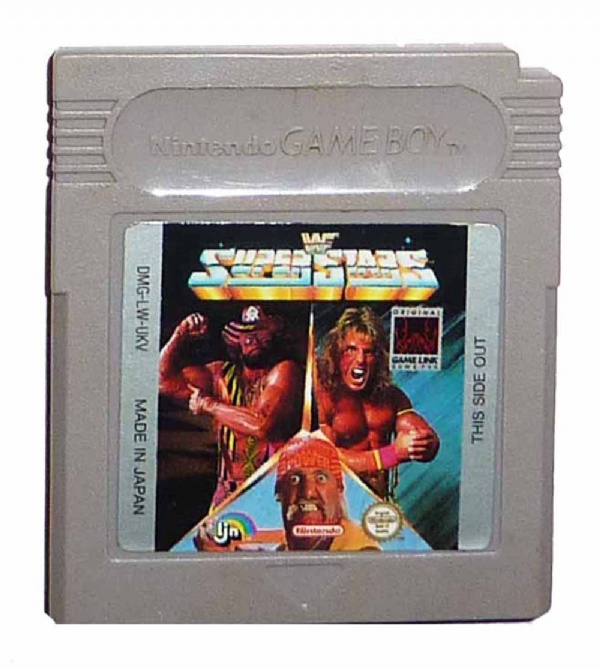 WWF Super Stars GameBoy UNBOXED (Damaged Catridge/Worn Sticker)