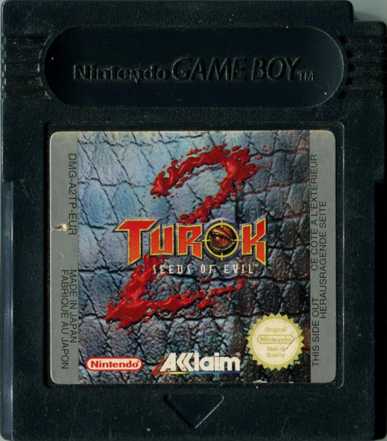 Turok 2 Seeds Of Evil GameBoy Color UNBOXED (Worn Sticker)