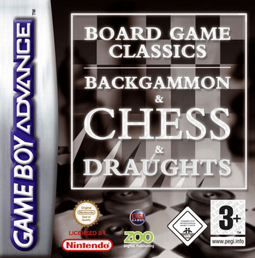 Board Game Classics Backgammon & Chess & Draughts GameBoy Advance NEW (Nortec Seal)