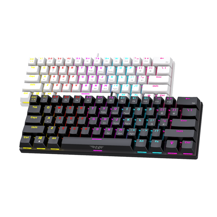ARMAGGEDDON 61-KEYS WIRED MECH KEYBOARD BL.SW. MKA-1C CORE CLICKY BLACK