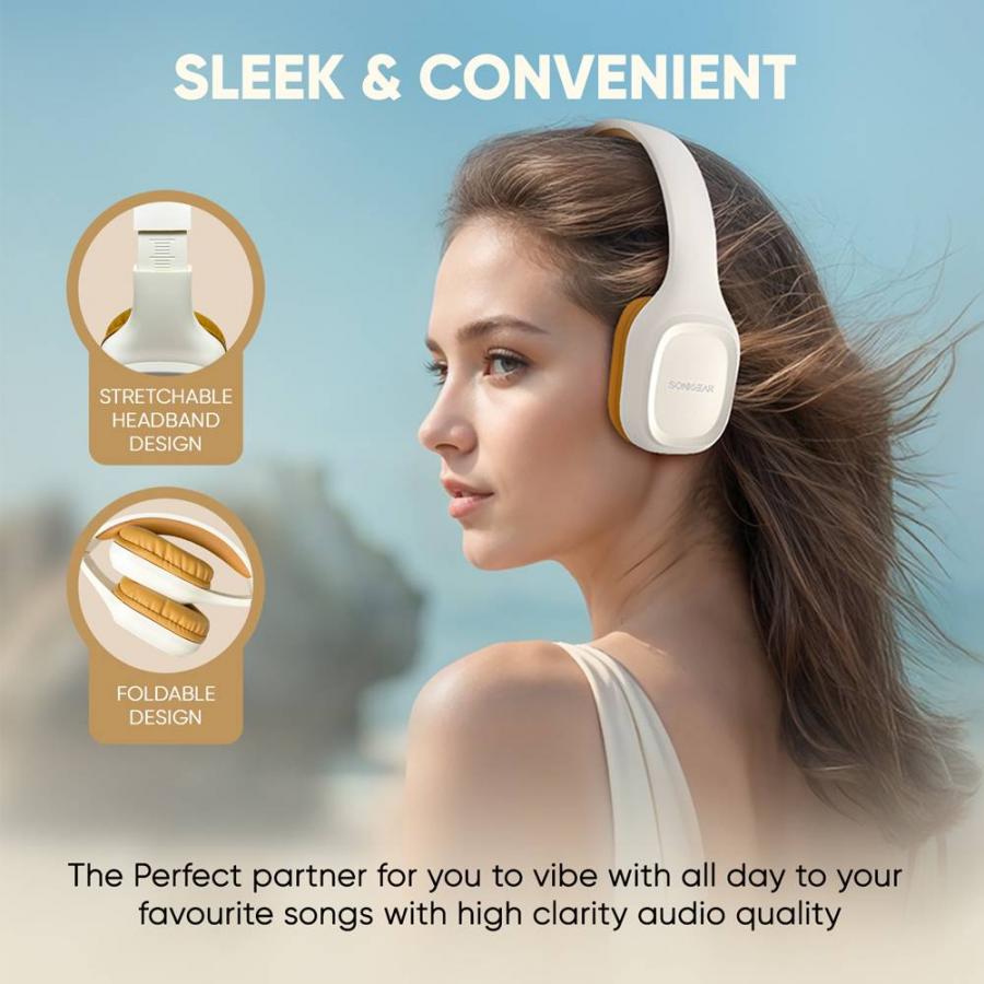 SONICGEAR BT5.4 OVER-EAR HEADPHONES AIRPHONE 5 INDIGO