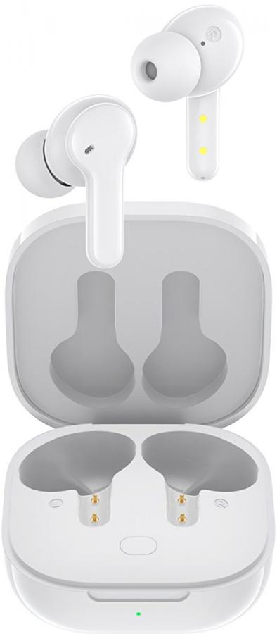 QCY T13 TWS WHITE Dual Driver 4-mic noise cancel. True Wireless Earbuds - Quick Charge 380mAh