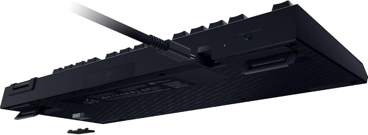 RAZER Blackwidow V4 TKL HYPERSPEED UK Layout - RGB Wireless Hot-Swap Keyboard - Orange Tactile Switc