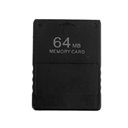 Memory Card 64MB Black PS2 NEW (No Name)