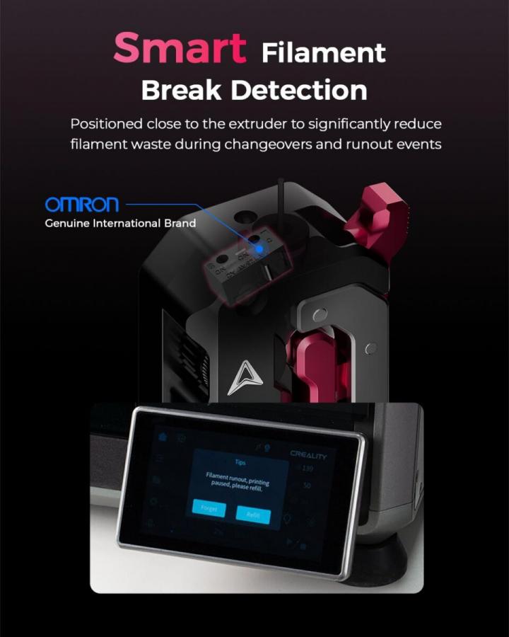 Creality DXC Extruder for K1, K1 Max, K1C, K1 SE - plug and play no conversions needed