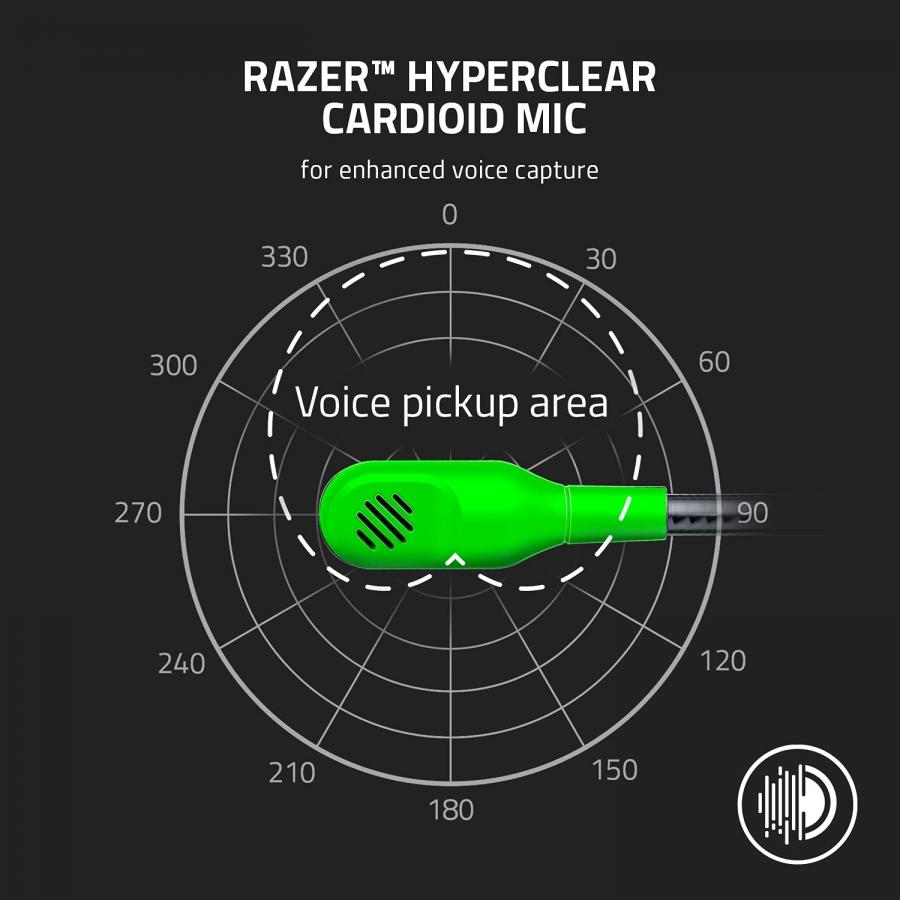 Razer BLACKSHARK V2 X GREEN Gaming Headset - 7.1 - PC/PS4/PS5