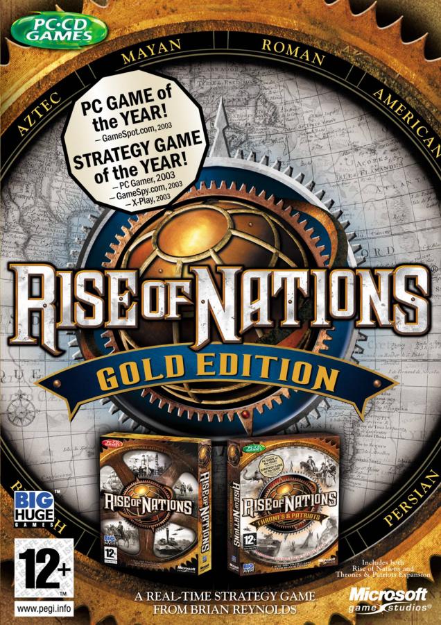 Rise of Nations: Gold Edition PC NEW (Bleached Cover/Torned Up Seal) (ΔΕΝ ΠΑΙΖΕΙ !! ΜΟΝΟ ΓΙΑ ΣΥΛΛΟΓΗ)