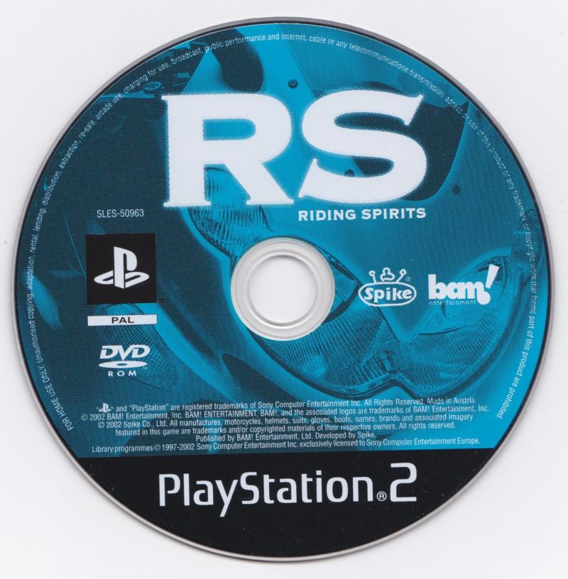 Riding Spirits PS2 USED (Disc Only)