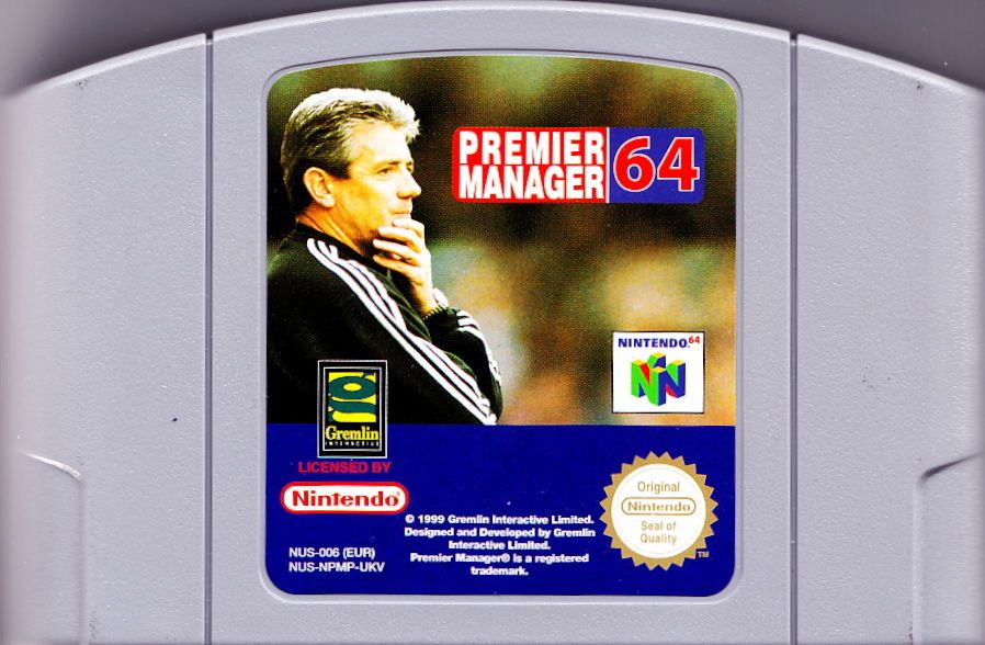 Premier Manager 64 N64 UNBOXED