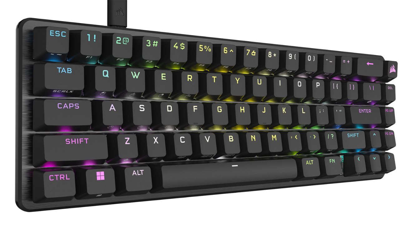 CORSAIR Wired Optical - Mechanica Gaming Keyboard K65 PRO MINI RGB 65% - Black (CH-91A401A-NA)