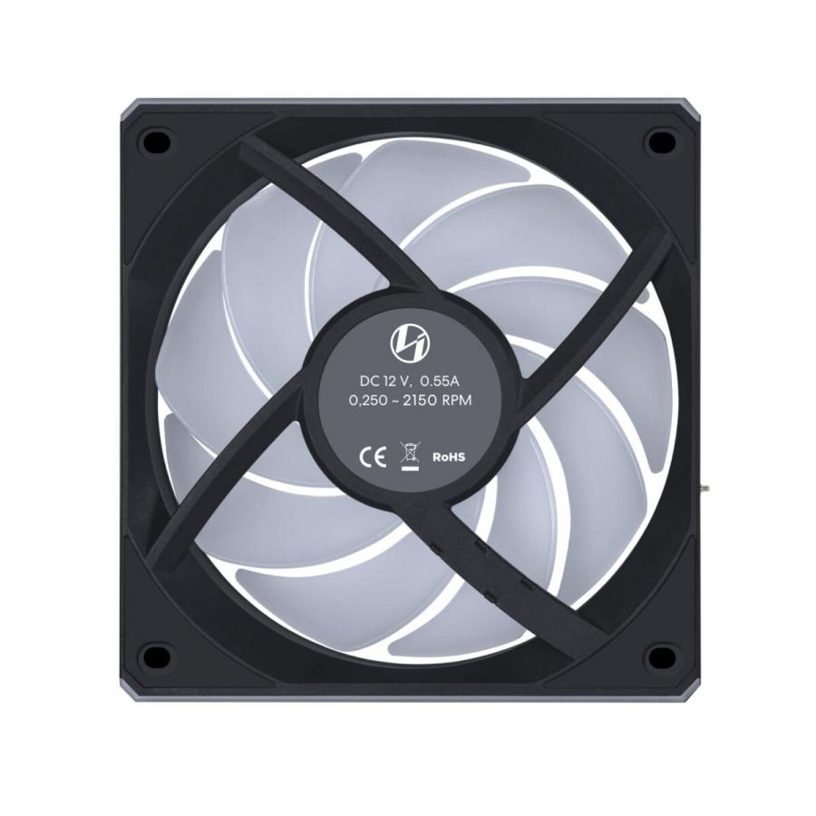 Lian Li UNI RGB FAN CL WIRELESS 120mm Black - (3pcs) - W/ controller - Static Pressure