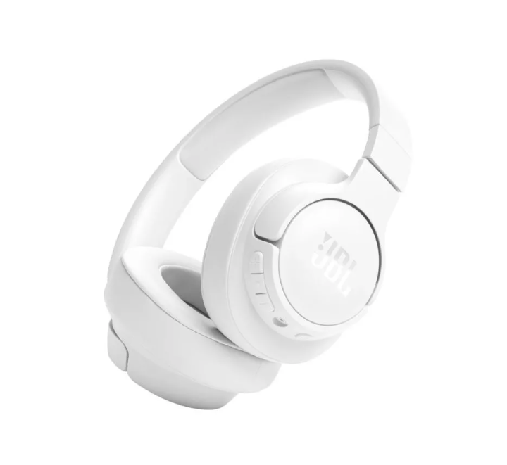 JBL Tune 720BT, Over-ear Bluetooth Headphones, Multipoint, APP, (White)
