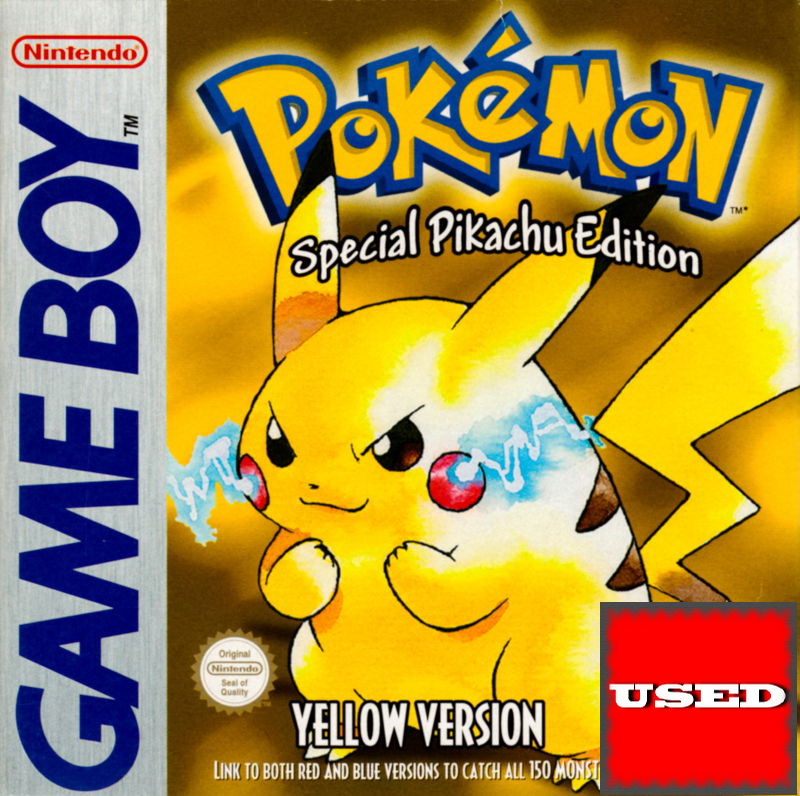 Pokemon Yellow Version GameBoy USED (Box Bad Condition)
