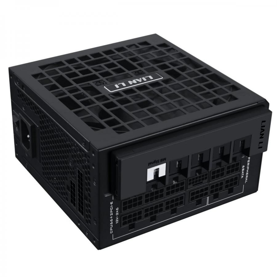 Lian Li RS1200W Black - 1200 Watt 80+ Gold PSU - 12V-2x6 Colored Cable - RS Hub - Fully Modular