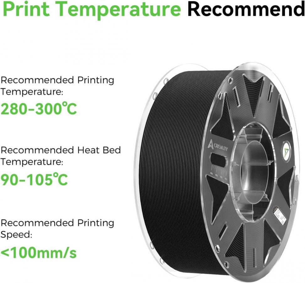 Creality PPA-CF black RFID Carbonfiber Filament 1kg 1.75 (3301060020)