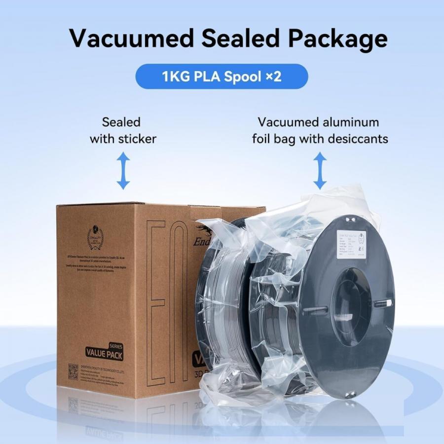 Creality EN-PLA Value Pack 4kg - 4 Χ Black - Ender Filament 4kg 1.75 (3301010476)