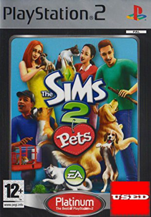 The Sims 2: Pets PS2 (Plat) USED (English Game/Dutch Cover)