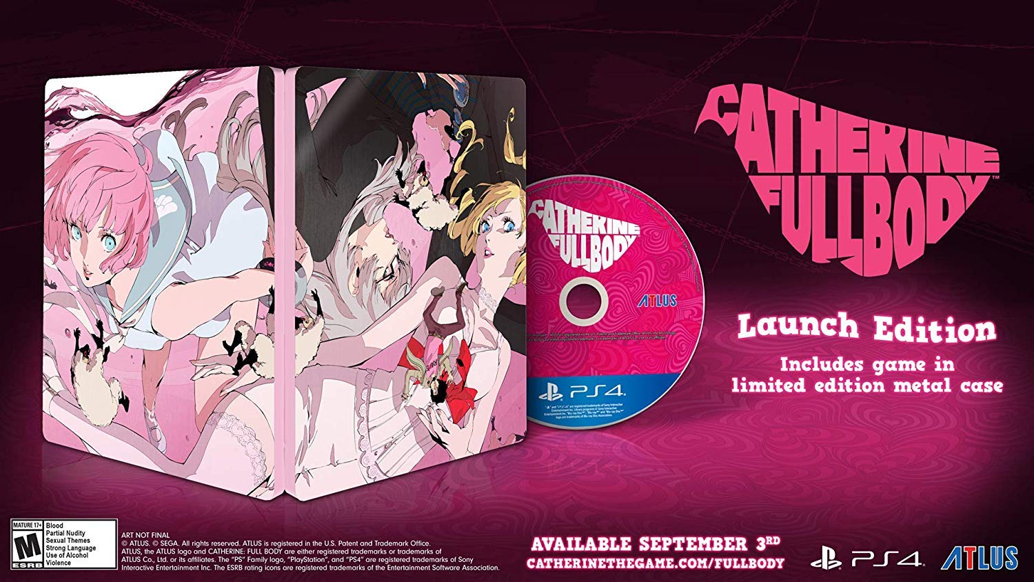 Catherine: Full Body Launch Edition PS4 NEW