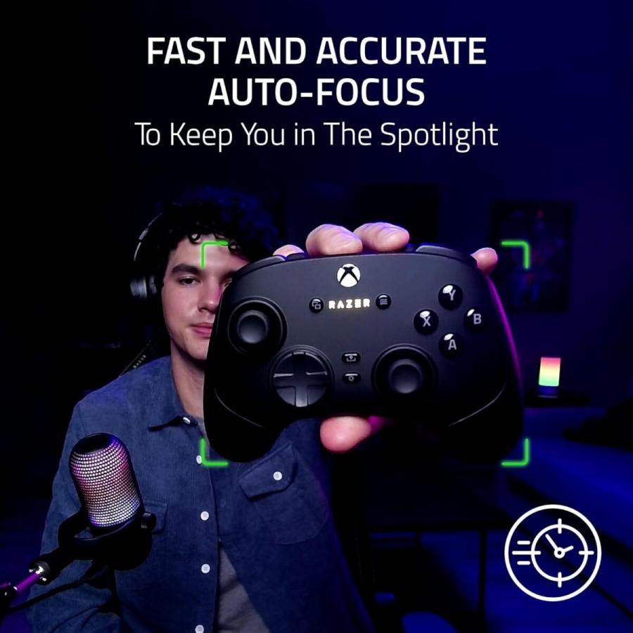 KIYO V2 X Quartz - 2K 60fps - Auto Focus - 80° FOV - Low Light Sensor - USB Streaming Webcam