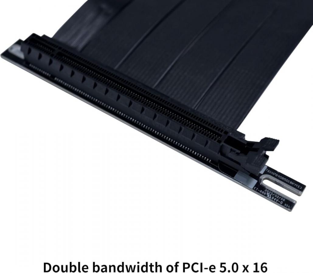 Lian Li PCIe 5.0 RISER CABLE 200mm - Black