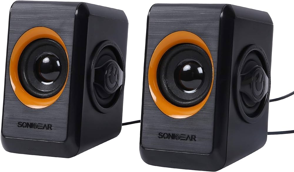Sonic Gears USB Powered Quad Bass Orange