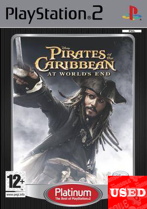 Pirates of the Caribbean: At World's End (Plat) PS2 USED (Disc Only)