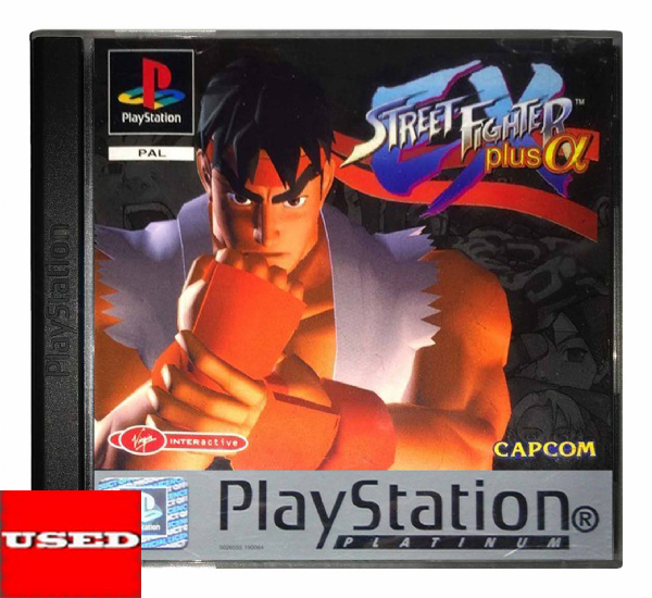 Street Fighter EX Plus Alpha (Platinum) PSX USED 