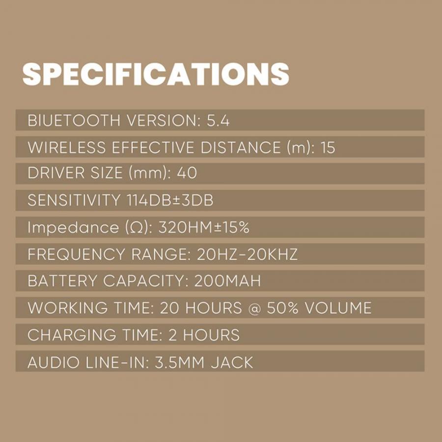 SONICGEAR BT5.4 OVER-EAR HEADPHONES AIRPHONE 5 INDIGO