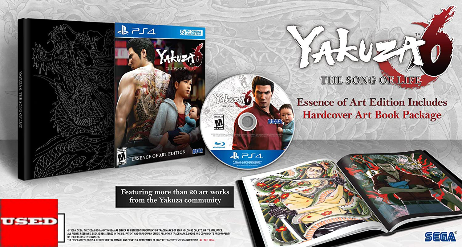 Yakuza 6: The Song of Life Essence Of Art Edition PS4 USED 