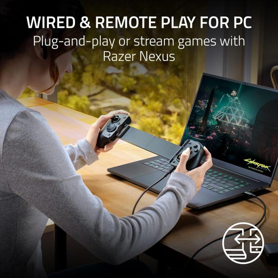 Razer Kishi V3 PRO XL USB-C Controller - iPad up to 13'' - Android -  PC - Haptics - Dual Back Butto