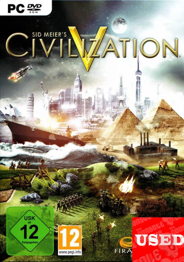 Sid Meier's Civilization V PC USED (ΔΕΝ ΠΑΙΖΕΙ !! ΜΟΝΟ ΓΙΑ ΣΥΛΛΟΓΗ)