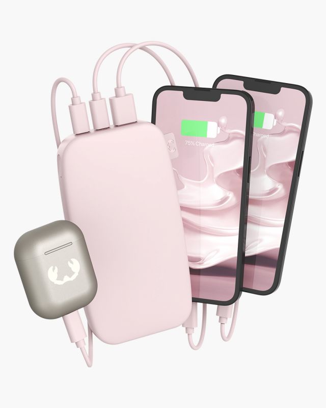 Fresh N Rebel Powerbank 18000 mAh USB-C - Ultra Fast Charging & 20W PD - Smokey Pink