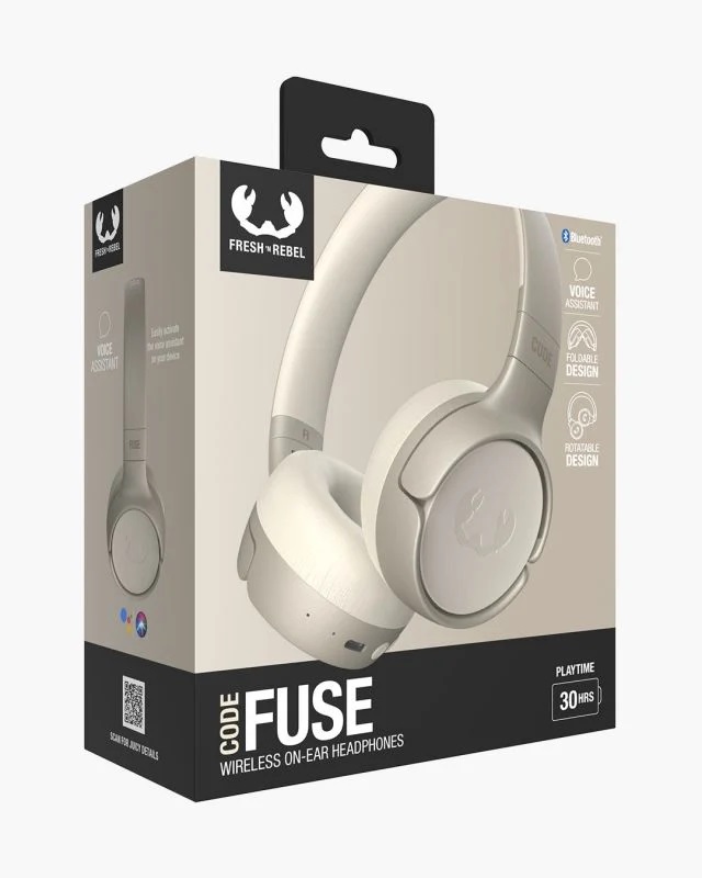 Fresh N Rebel Code Fuse-BT-On-Ear-Headphones-SS