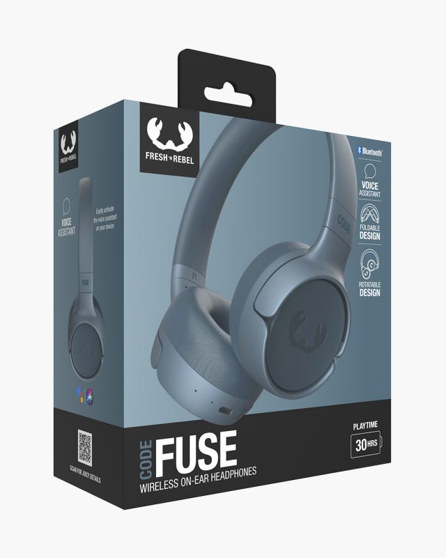 Fresh N Rebel Code Fuse-BT-On-Ear-Headphones-DB