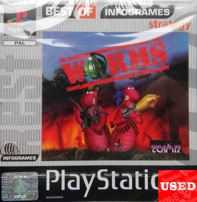 Worms (Best of Infogrames) PSX USED (Damaged Case)