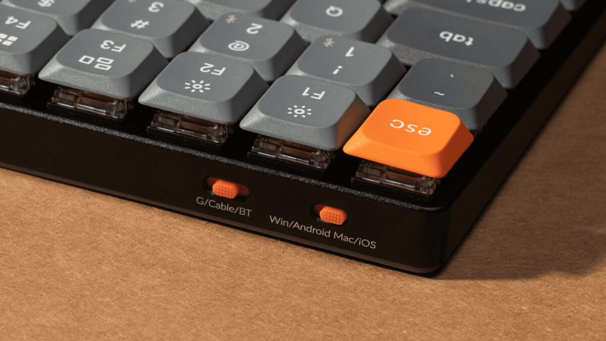 Keychron K3 Max (K3M-H1) QMK/VIA Wireless Custom Mechanical Keyboard-Red Switch Hot-Swappable 75% US