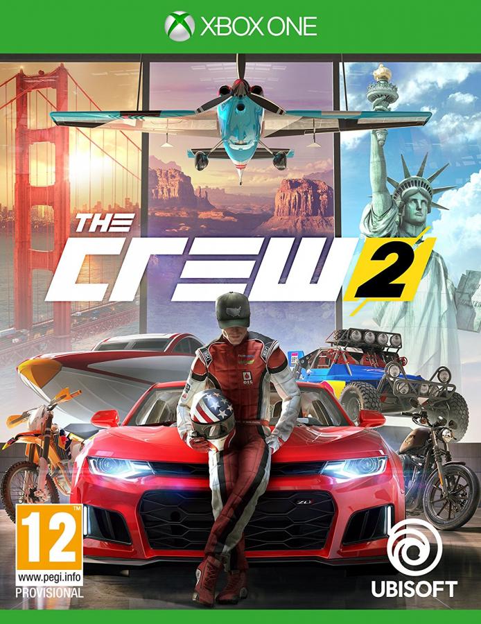 The Crew 2 XONE NEW  (Torned Up Seal + Cover + Broken Case)