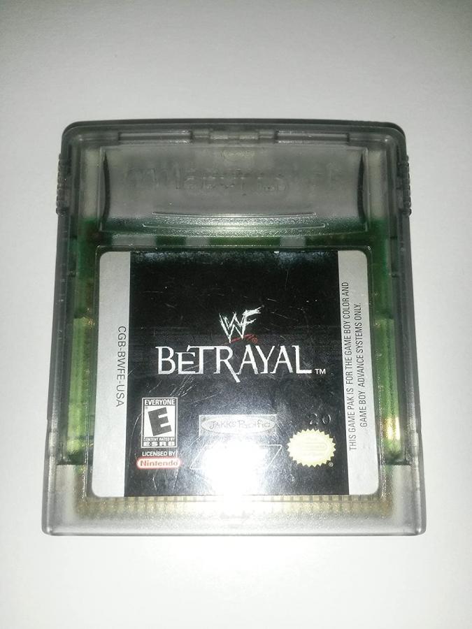WWF Betrayal GameBoy Color UNBOXED