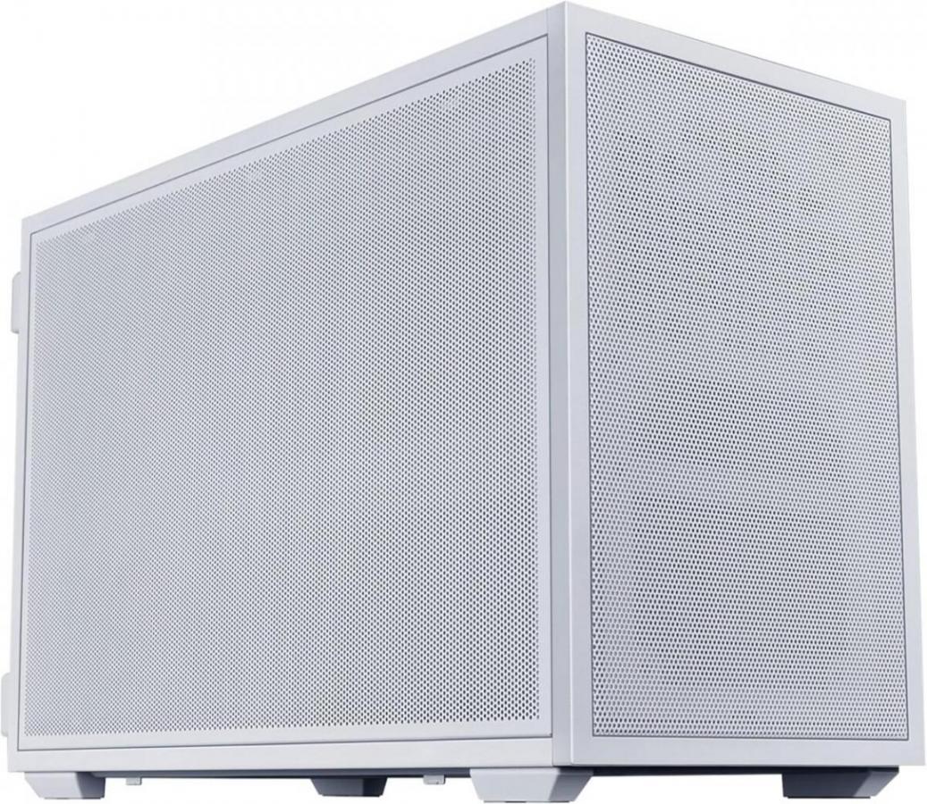 Lian Li Dan-B4 White - mATX Mesh - PC Gaming Case - 2x 120mm Fans Included - GPU Support 358.9mm