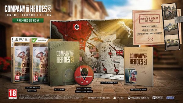 Company of Heroes 3 Limited Edition Metal  PS5 NEW  