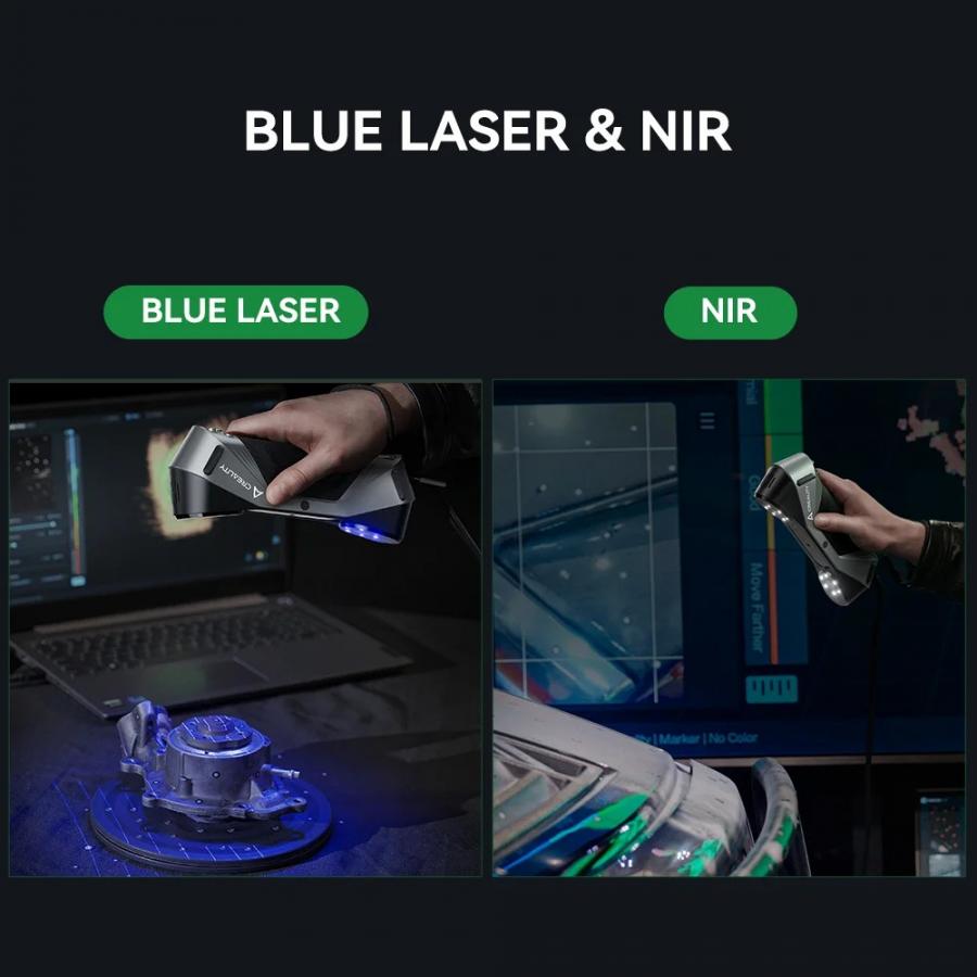 Creality CR-Scan Raptor 3D Scanner (5-2000mm object, 0,02mm scan accurancy, 60fps speed)