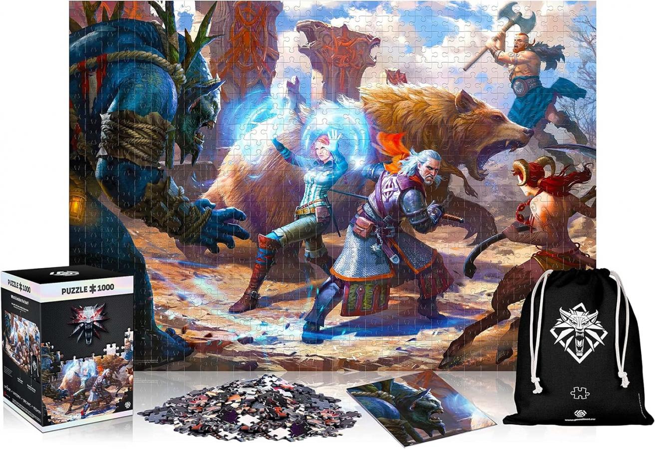 Good Loot Gaming Puzzle: The Witcher (Wiedzmin) Gerald & Trisis in Battle Puzzle 1000
