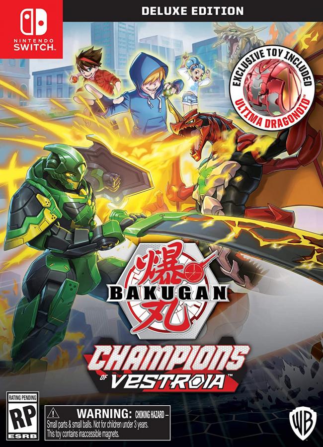 Bakugan Champions of Vestroia Deluxe Toy Edition Nintendo Switch NEW