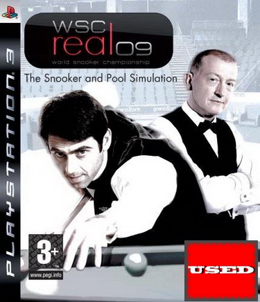 WSC Real 09: World Championship Snooker PS3 USED
