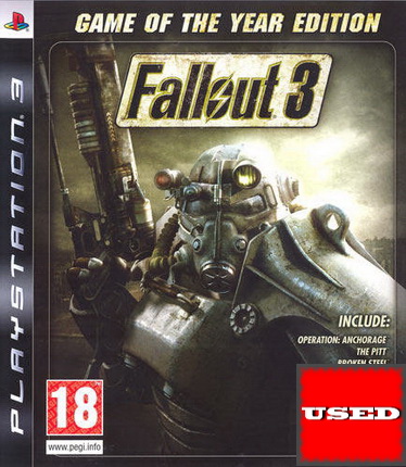 Fallout 3: Game of the Year Edition PS3 USED