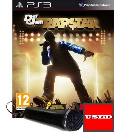 Def Jam Rapstar + Microphone PS3 USED